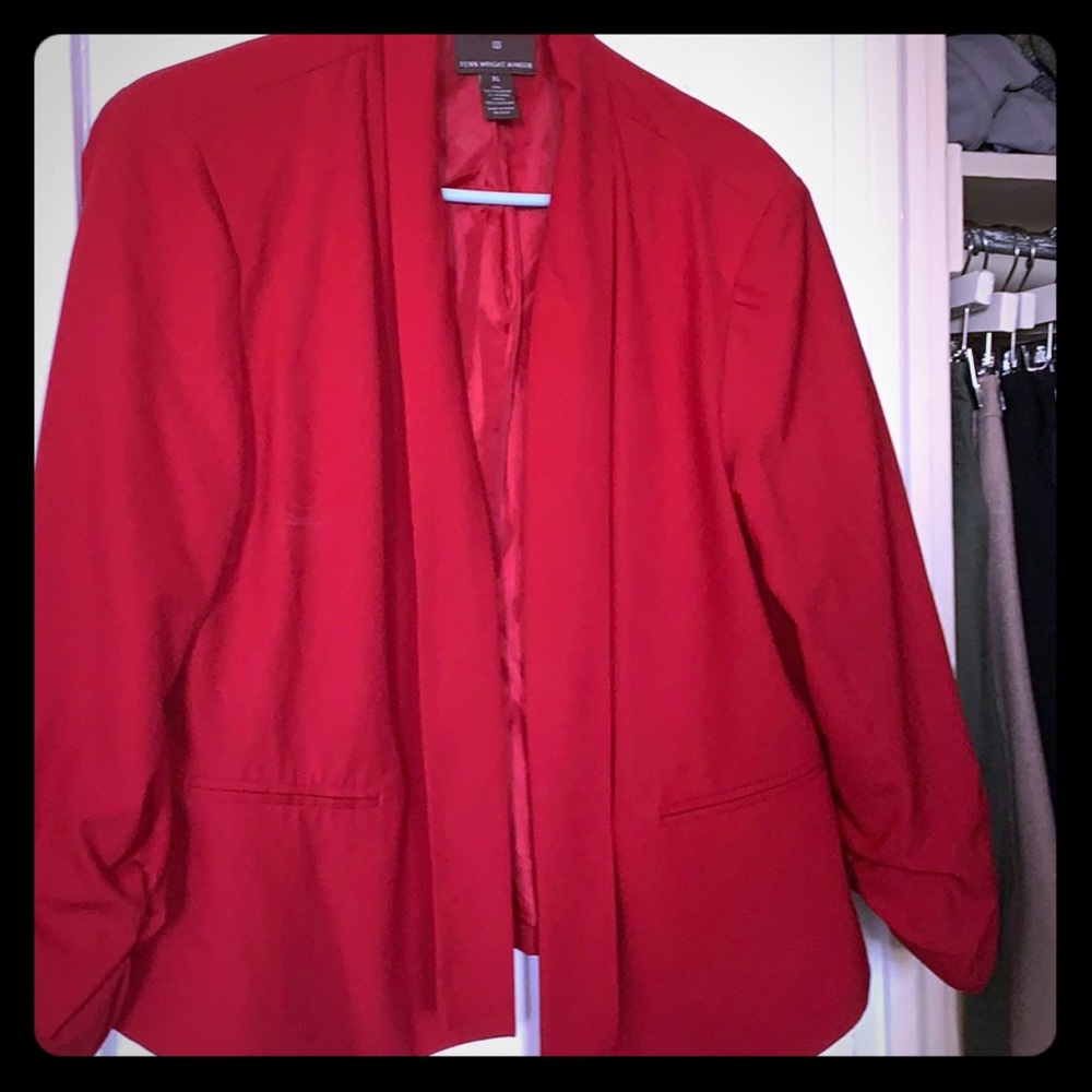 Red blazer